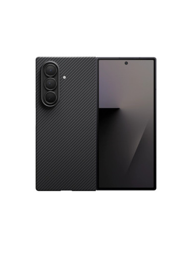 Гръб Pitaka Ultra-Slim Case за Samsung Galaxy Z Fold 7 - Сив/Черен