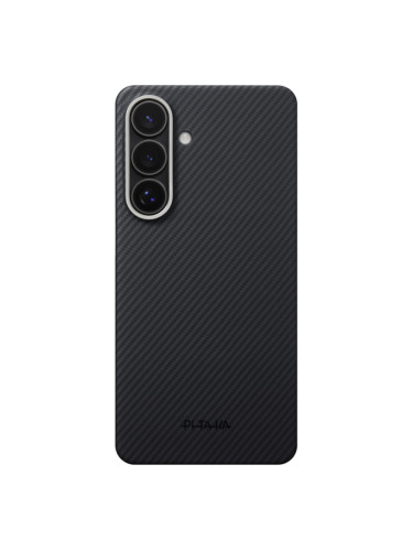 Гръб Pitaka за Samsung Galaxy S26 Plus, Edge Case, Black/grey Twill