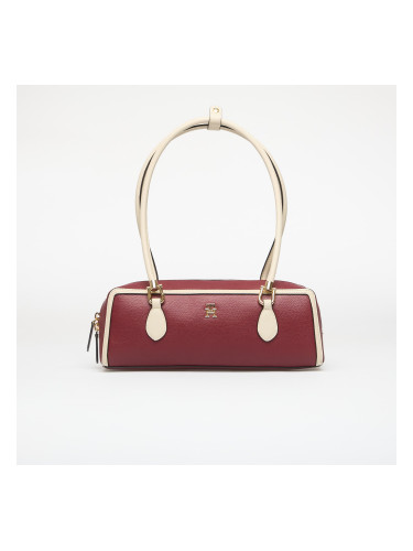 Чанта Tommy Hilfiger Grace Shoulder Bag Col Block Velvet Maroon Universal