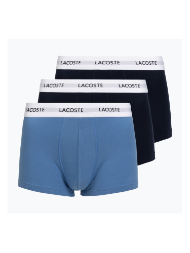 Мъжки боксерки Lacoste 5H5150 3 чифта turquoise blue/navy blue/navy blue