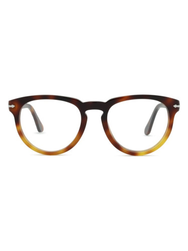 Persol 0PO3377V 1160 52 - диоптрични очила, кръгла, unisex, кафяви