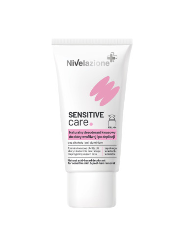Натурален Крем - рол-он Sensitive Care Farmona Nivelazione Natural Acid-based Deodorant for Sensitive Skin and Post-hair Removal