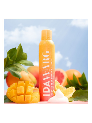 Мус-пяна за копринено гладка кожа ПЛОДОВО ИЗКУШЕНИЕ IDA WARG Juicy Sorbet Shower Mousse