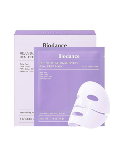 Biodance Rejuvenating Caviar Pdrn Real Deep Mask Маска за лице