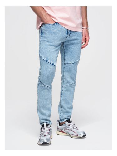 Мъжки мраморни slim fit дънки