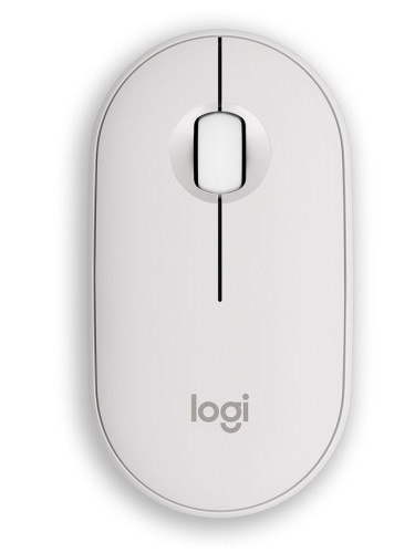  Мишка Logitech - Pebble Mouse 2 M350s, оптична, безжична, White
