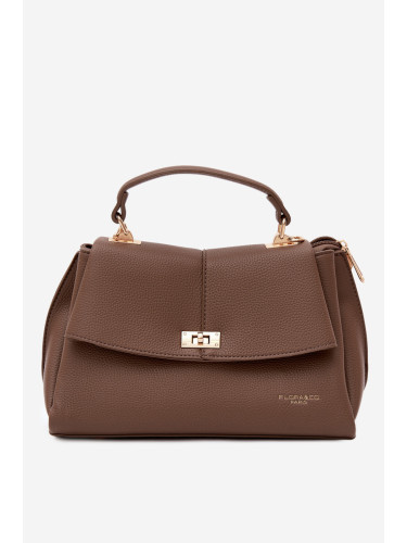 Дамска чанта Flora&Co от екокожа в цвят taupe Sybella