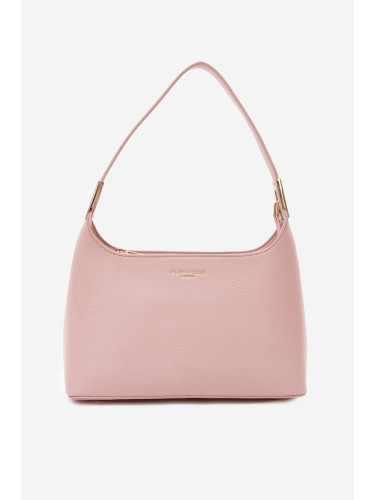 Кожена чанта Flora&Co в розово Gretta