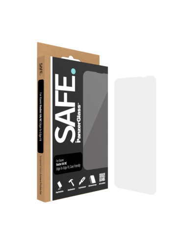 Стъклен протектор Safe за Xiaomi Redmi 9A / 9C / 10A CaseFriendly - Черно, 117831