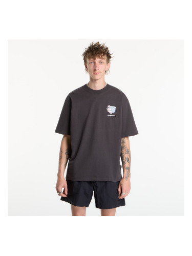 Тениска New Balance Grey Days Coffee Oversized T-Shirt Black Cement L