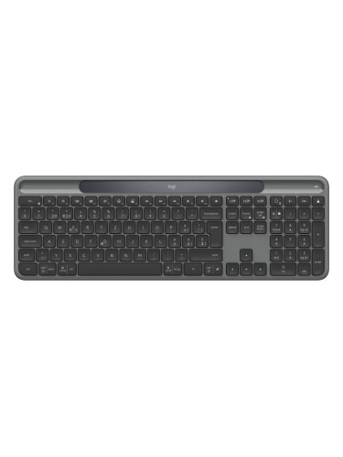  Клавиатура Logitech - Slim Solar+, безжична, Graphite
