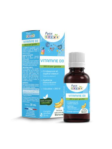 Витамин D3 5 µg – Кости и имунитет за деца, 20 ml капки
