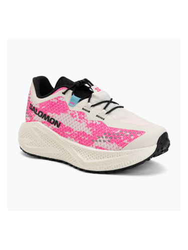 Дамски обувки за бягане Salomon Aero Glide 4 GRVL vanilla ice/knockout pink/black