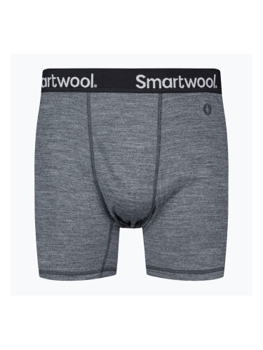 Мъжки термални боксерки Smartwool Brief Boxed medium gray heather