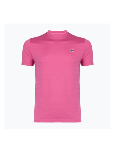 Мъжка фланелка за тенис Lacoste TH0004 fuchsia pink