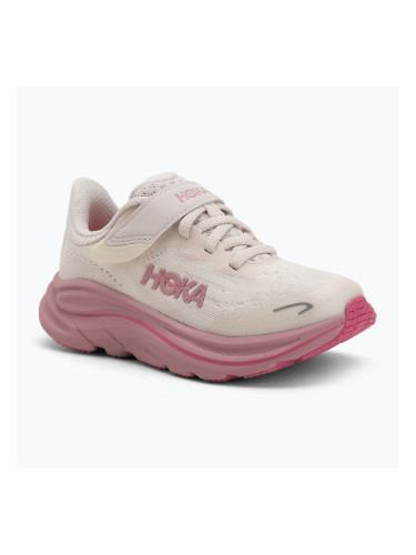 Детски обувки за бягане HOKA Clifton 10 rose cream/dried rose