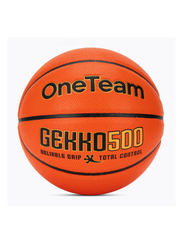 Баскетболна топка OneTeam GEKKO 5 orange