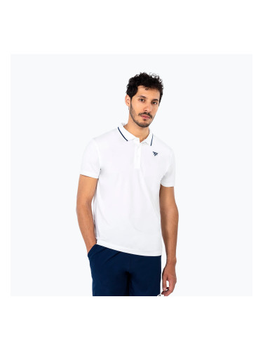 Мъжка поло тениска за тенис Tecnifibre Team Tech Polo white
