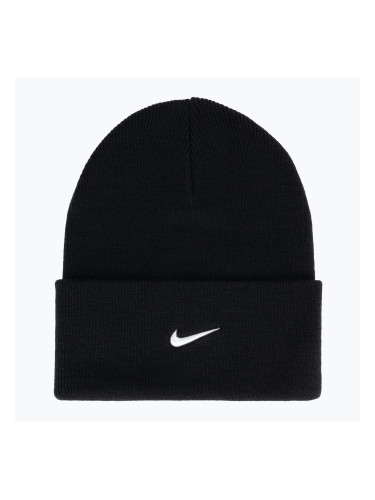 Зимна шапка Nike Peak Swoosh Beanie black/white