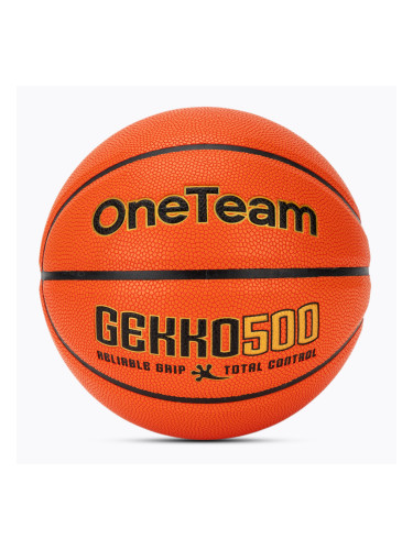 Баскетболна топка OneTeam GEKKO 7 orange