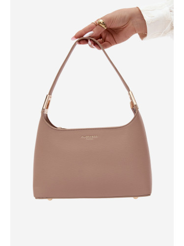 Бежова чанта от изкуствена кожа Flora&Co Gretta