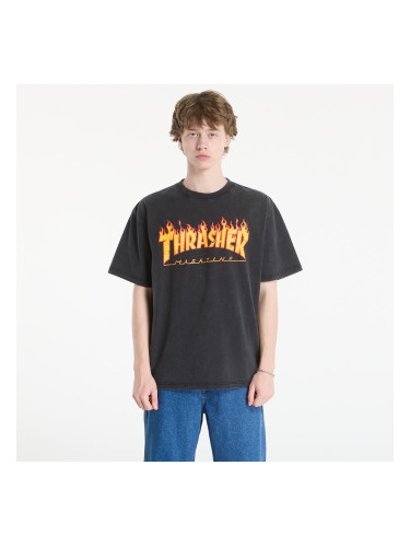 Тениска Thrasher Flame Vintage T-Shirt Black S