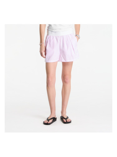 Къси панталони Nike Sportswear Chill Poplin Women's Loose Stripe Shorts Lt Magenta/ Pink Foam/ Summit White M
