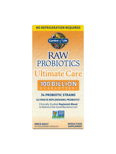 GARDEN OF LIFE - Raw Probiotics Ultimate Care - 30 vcaps