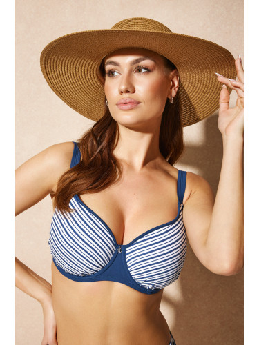 Горнище на бързосъхнещ бански костюм Spacer 3D Marine Chic