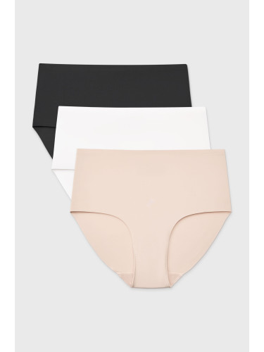 3PACK класически бикини Simple с по-висока талия