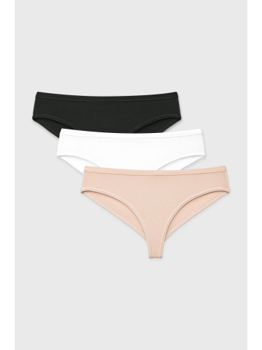 3PACK бразилски бикини Pure памучни
