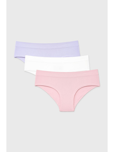 3PACK хипстер бикини Flexi безшевни