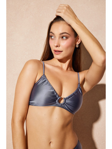 Горнище на бански костюм Satin Steel-blue IV