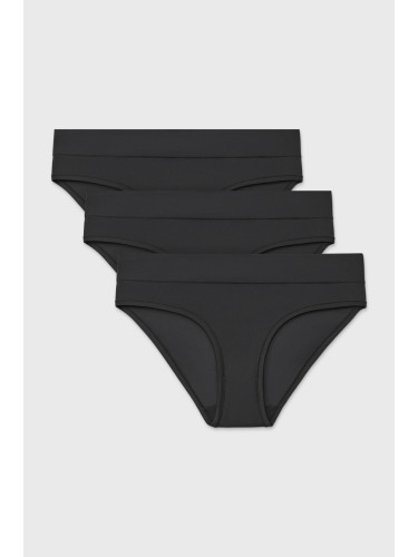 3PACK класически бикини Bamboo Soft с по-висока талия