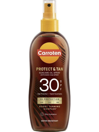 Carroten Protect & Tan Слънцезащитно олио за бърз тен SPF30