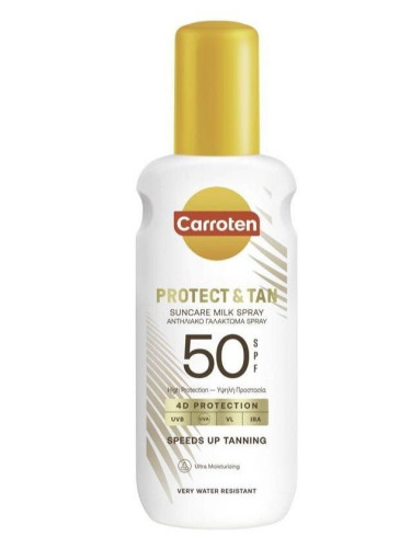 Carroten Protect & Tan Suncare Milk Spray Слънцезащитно мляко спрей SPF50