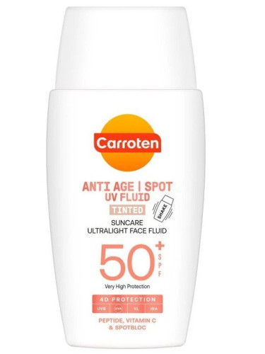 Carroten Anti Age Spot UV Fluid Слънцезащитен флуид за лице против петна SPF50+