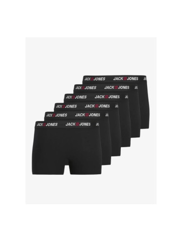 JACK&JONES Jaccorp Logo Boxer Briefs Black 6 Pack