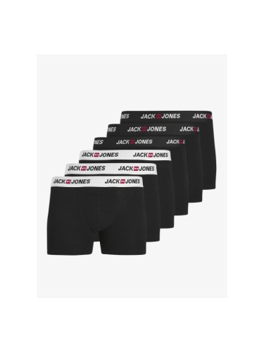 JACK&JONES Jaccorp Logo Boxer Briefs Blk 6 Pack