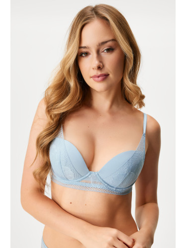 Сутиен BOSS Peony Lace подплатен
