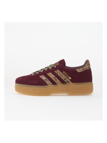 Сникърси adidas x Liberty London Handball Spezial Bold Maroon/ Magic Beige/ Olive Strata EUR 36