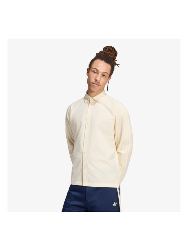 Риза adidas 3 Stripes Button Up Shirt Warm Vanilla S