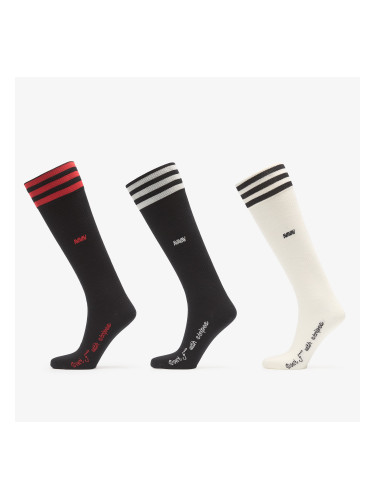 Чорапи adidas By Avavav Kneesocks 3-Pack Cream White/ Black/ Black M