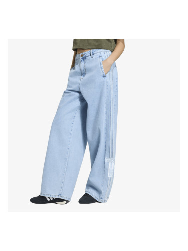 Панталони adidas Adibreak Mid-Rise Wide-Leg Denim Pants Light Denim 25/32