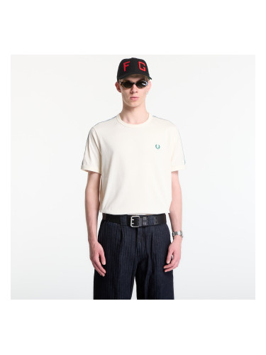 Тениска Fred Perry Contrast Tape Ringer T-Shirt Ecru XL