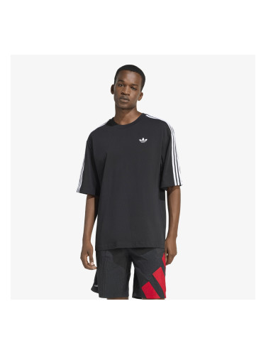 Тениска adidas Adicolor 3-Stripes Oversized T-Shirt Black S