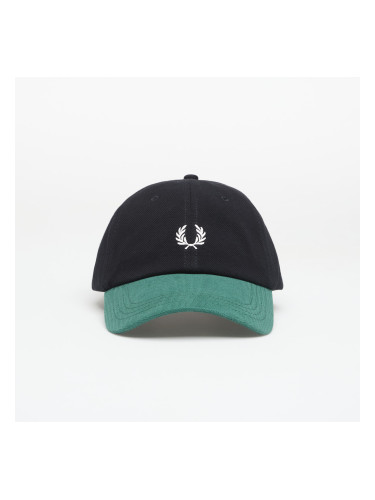 Шапка Fred Perry Blocked Pique Classic Cap Navy Universal
