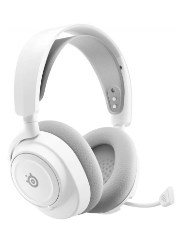  Гейминг слушалки SteelSeries - Arctis Nova 7 Gen, безжични, бели
