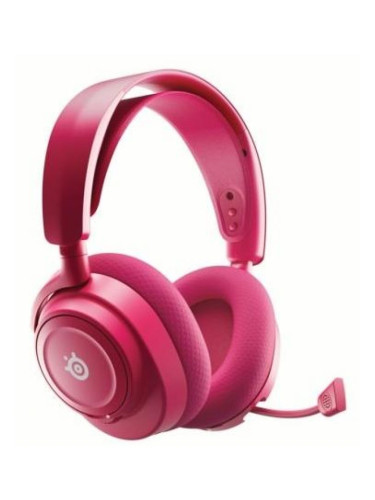 Гейминг слушалки SteelSeries - Arctis Nova 7 Gen, безжични, розови