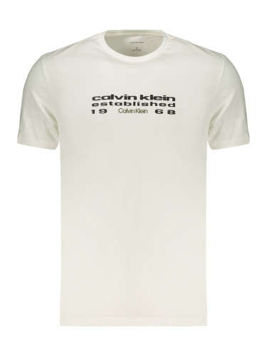 Мъжка тениска с къс ръкав CALVIN KLEIN, бяла